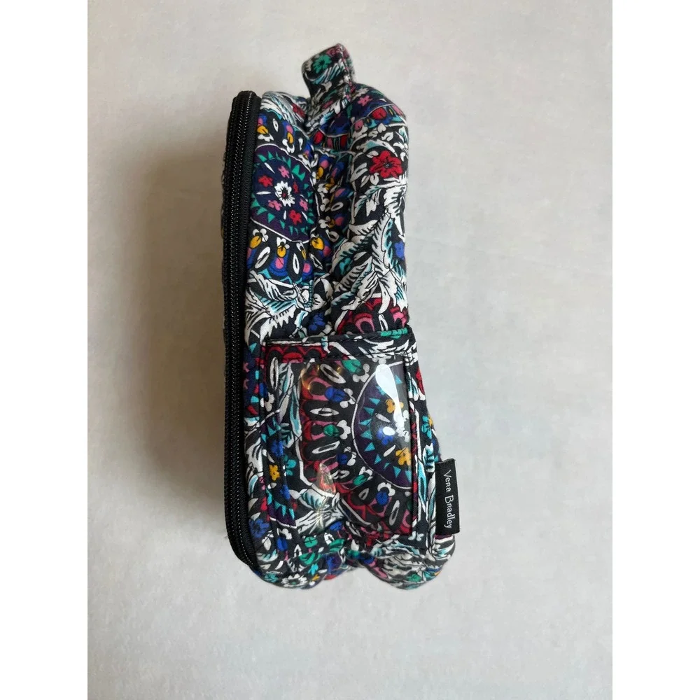Vera Bradley Boho Quilted Floral Lunch Bag Kaleidoscope Medallion Pattern